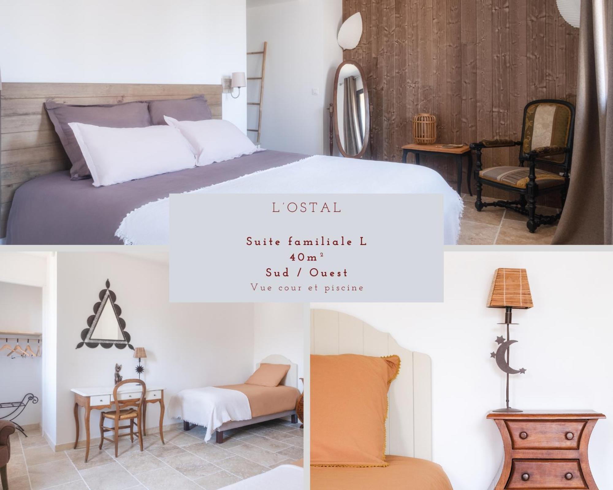 Saint-Hilaire-dʼOzilhan L'Ostal - Bed & Breakfast - Chambres Et Suites De 25 A 40M2 - Spa מראה חיצוני תמונה